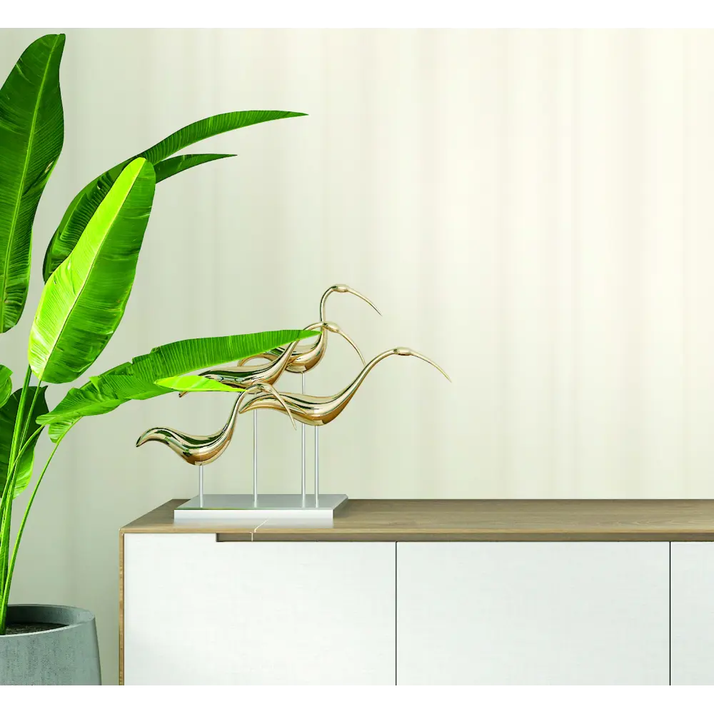 Обои флизелиновые Ovk Design D.Langer Ave белый 1.06 м 10667-01 88915309 STLM-2175993 set 5 CURTAIN - Вид №3