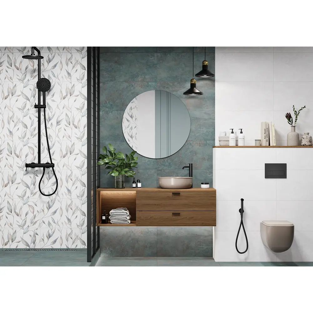 Настенная плитка Alma Ceramica Smeraldo 67 30x60 см 1.98 м² матовая цвет изумрудный 89457763 STLM-2163803