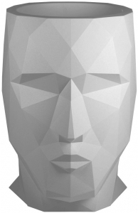070319 Кашпо матовое стальное 70см Vondom Adan - Вид №1