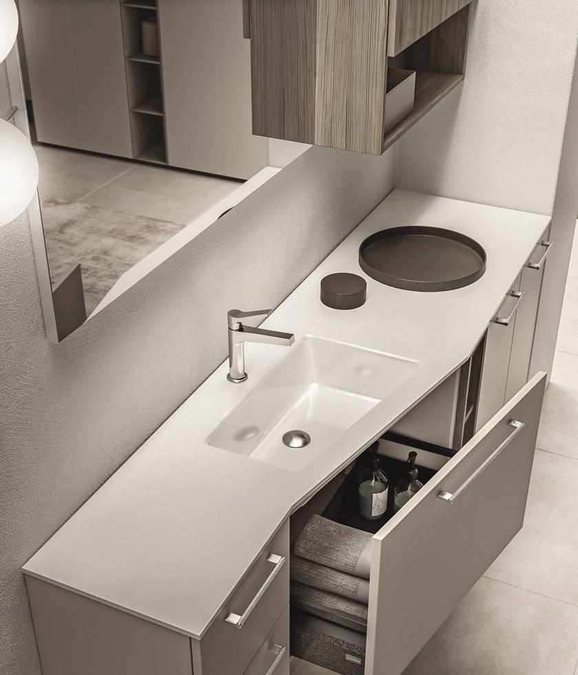 Cerasa Шкафчик для ванной с основанием для стиральной машины Cartabianca sun-id-1452479 - Вид №2