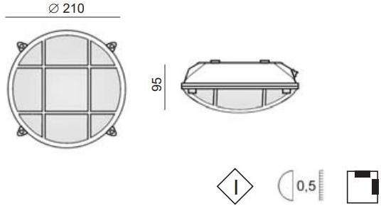BEL-LIGHTING Настенный светильник для улицы / потолочный светильник для улицы из металла  111  - Вид №4