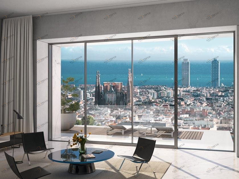 Schüco Раздвижная и раздвижная подъемная система sun-id-1403284