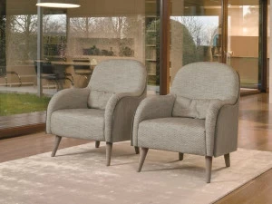 CTS SALOTTI Кресло из ткани с подлокотниками