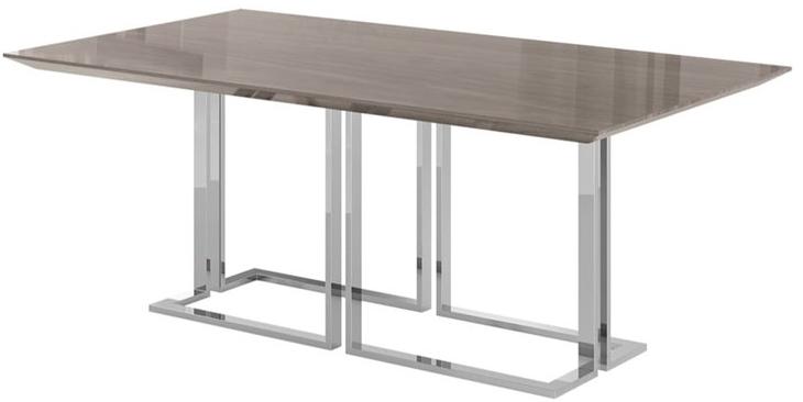 FRATO Прямоугольный обеденный стол из стали и дерева  Ffu130002aad  - Вид №1
