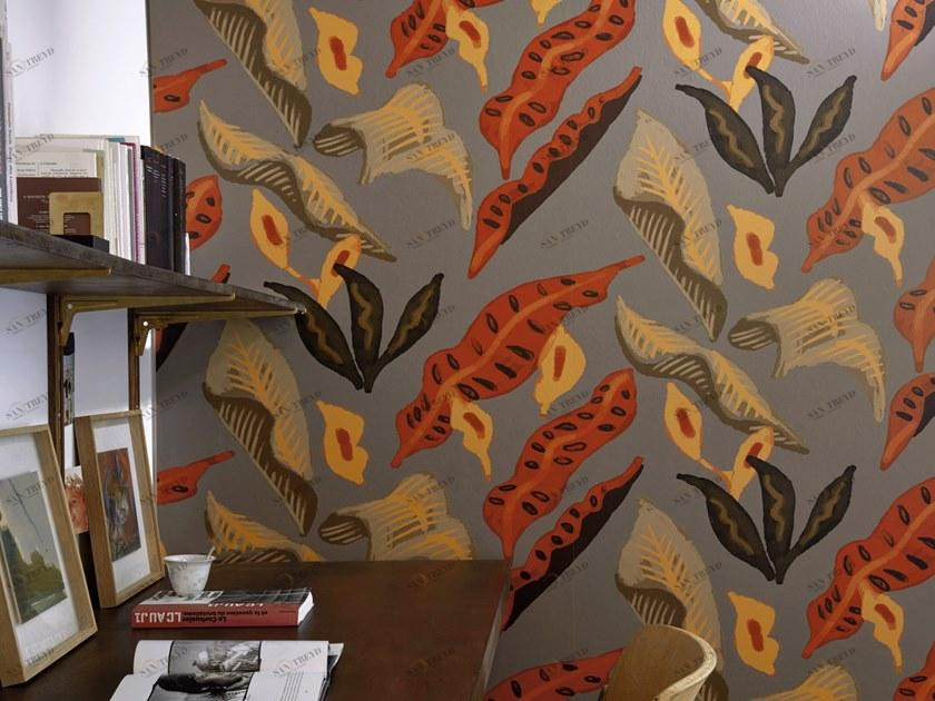 Élitis Флизелиновые обои с цветочными мотивами Flower power sun-id-1474317