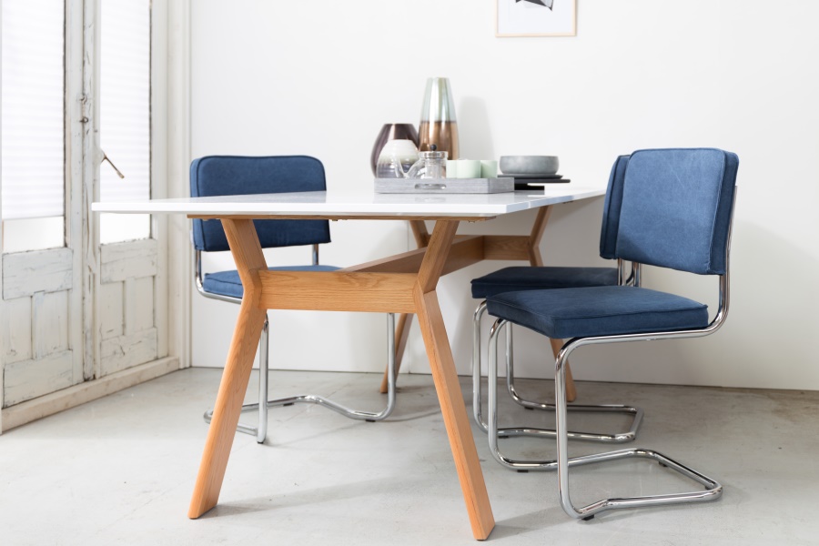 Кресло Ridge Kink Vintage синее Zuiver 1200073 - Вид №2