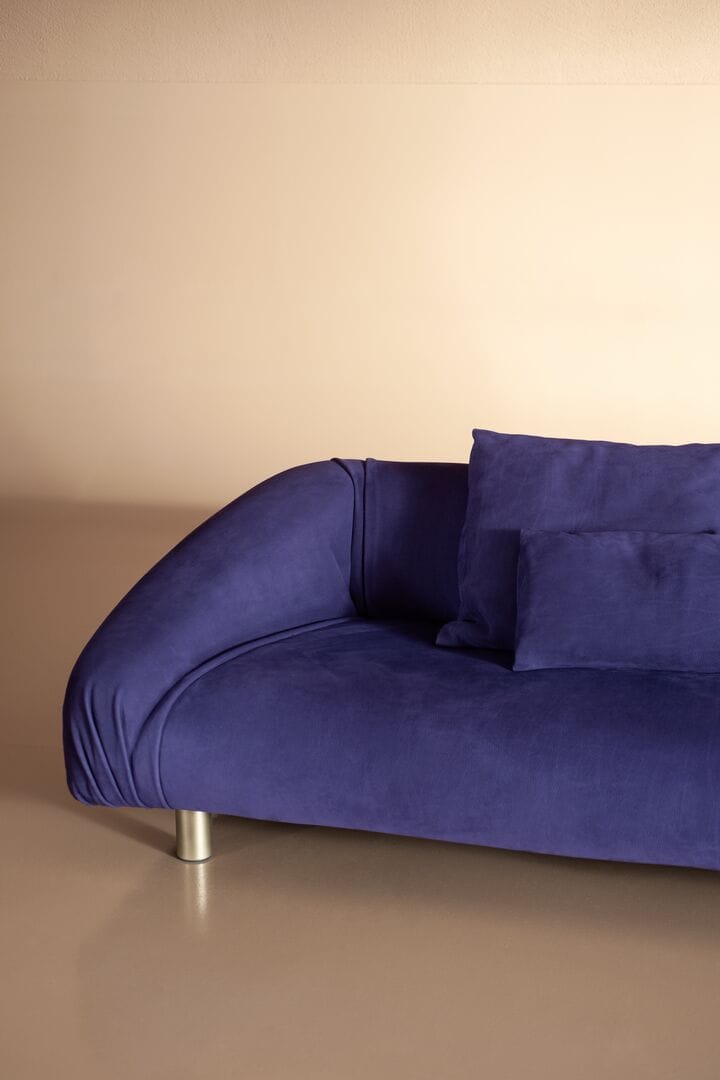 Кожаный линейный диван Baxter FOLD ARCH-00112033 - Вид №9