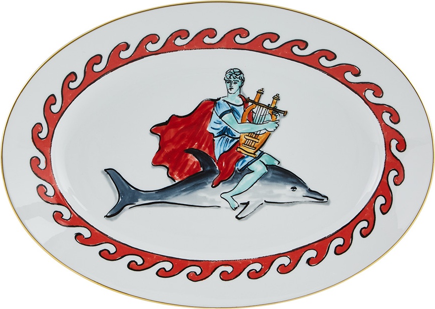 10647743 Richard Ginori блюдо овальное 34 см Фарфор 