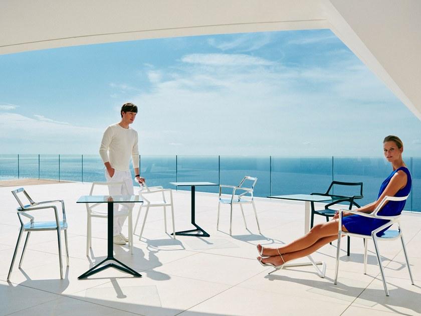 VONDOM Садовый стул из полипропилена с подлокотниками Delta sun-id-1445957 - Вид №5