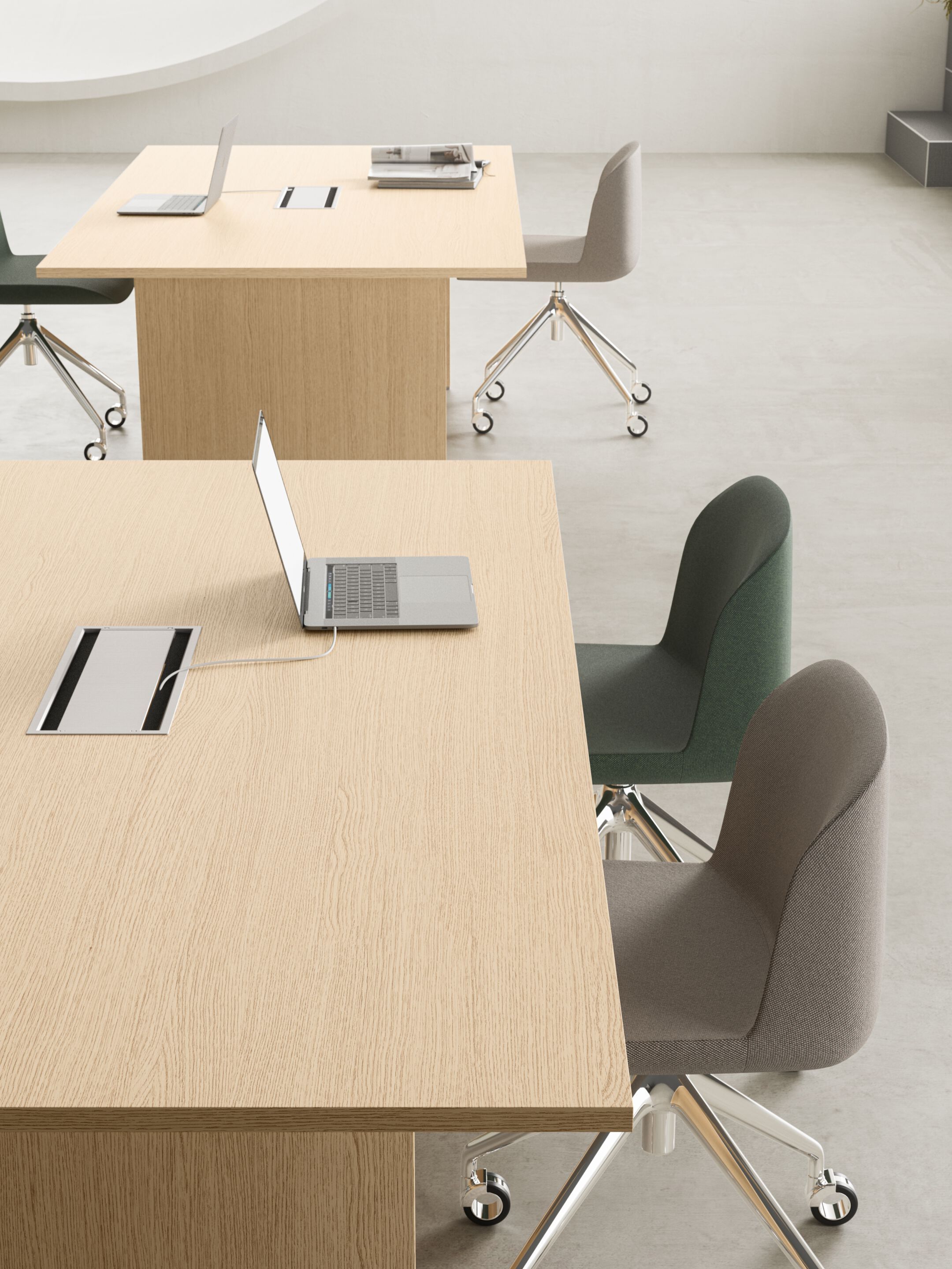 Прямоугольный стол для совещаний из меламина DVO Treko ARCH-00010759