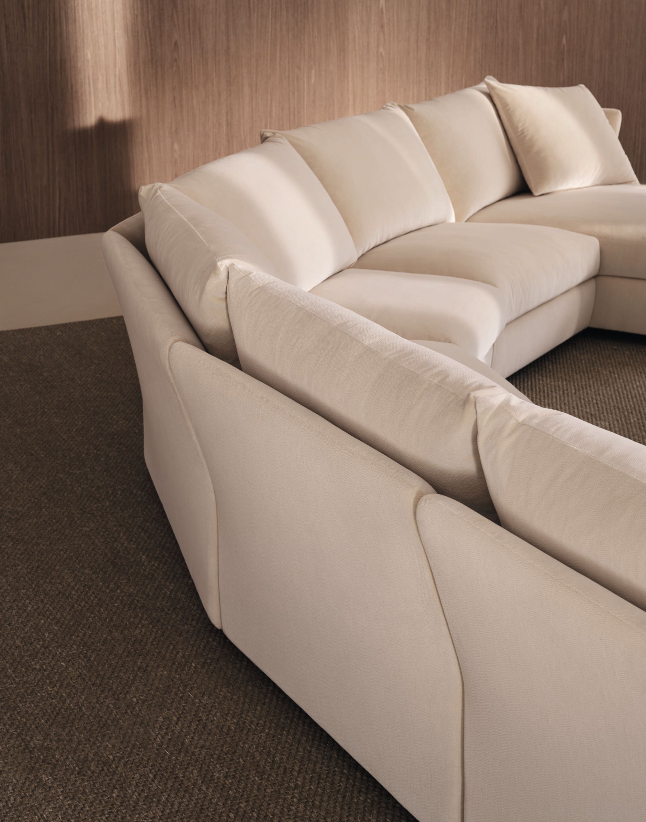 Секционный диван из ткани DE PADOVA PILLOW 20 ARCH-00058923 - Вид №4