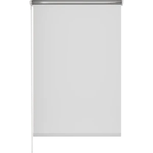 Штора рулонная блэкаут Silver 55x175 см белая