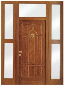 TORTEROLO & RE Бронированная входная дверь со стеклянными панелями