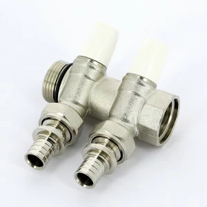 Коллектор G1 Rehau 2 отвода G 3/4 + переходник евроконус 20-G 3/4 (2 шт.)