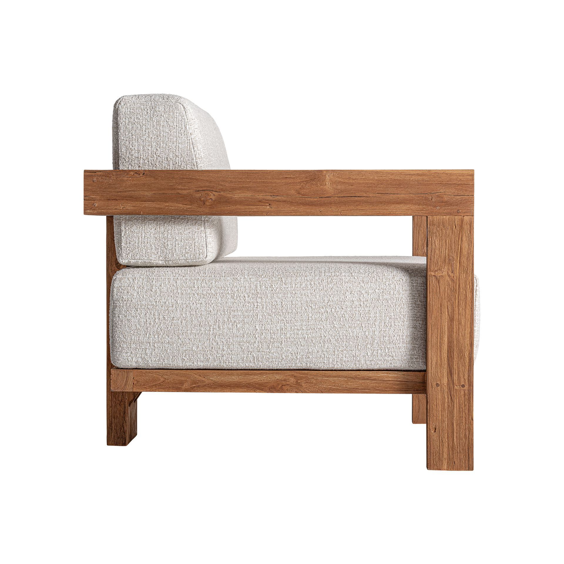 Садовое кресло из ткани и дерева Vical Home голова ARCH-00014893 - Вид №1