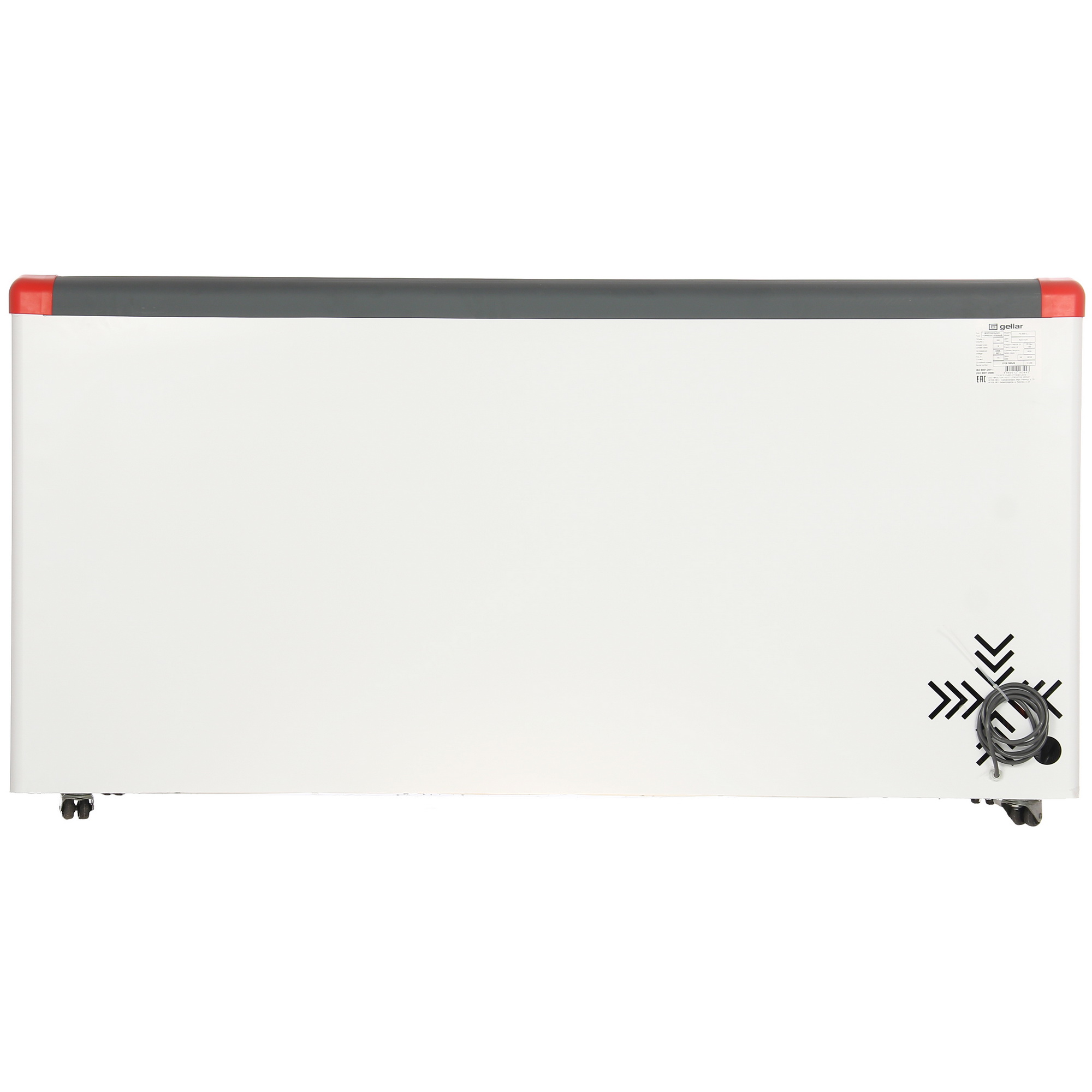 1229586 Морозильный ларь Frostor Gellar FG 600 C белый, красный STDN-0078209 - Вид №5