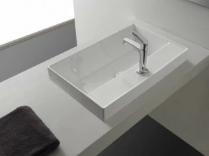 Накладная раковина на столешницу  овальная Scarabeo Ceramiche Teorema 2.0