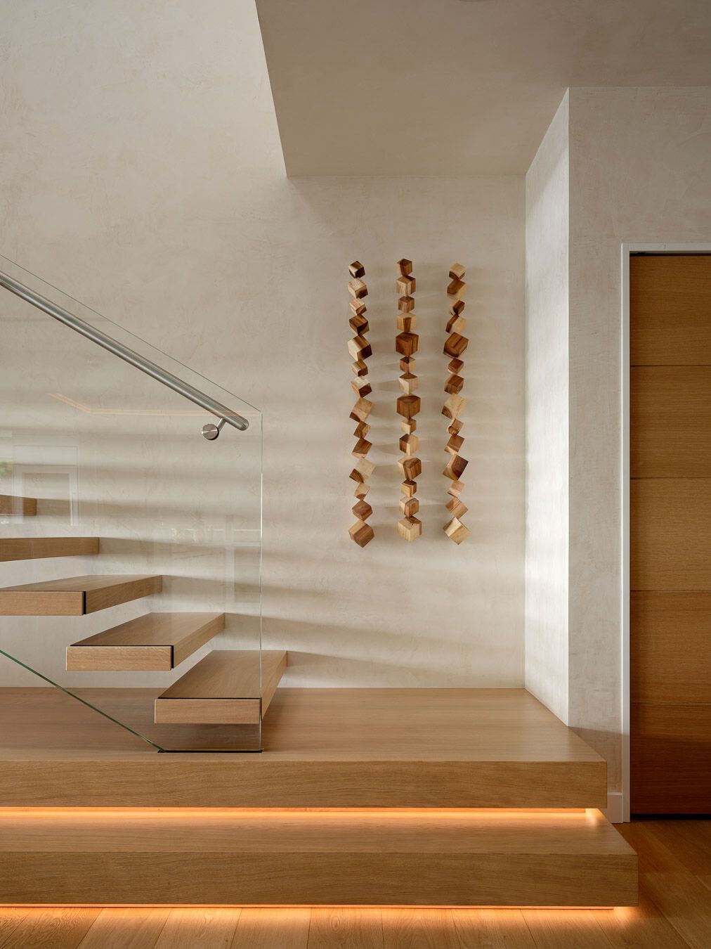 L-образная лестница из дерева и стекла Siller Treppen Mistral ARCH-00089015 - Вид №1