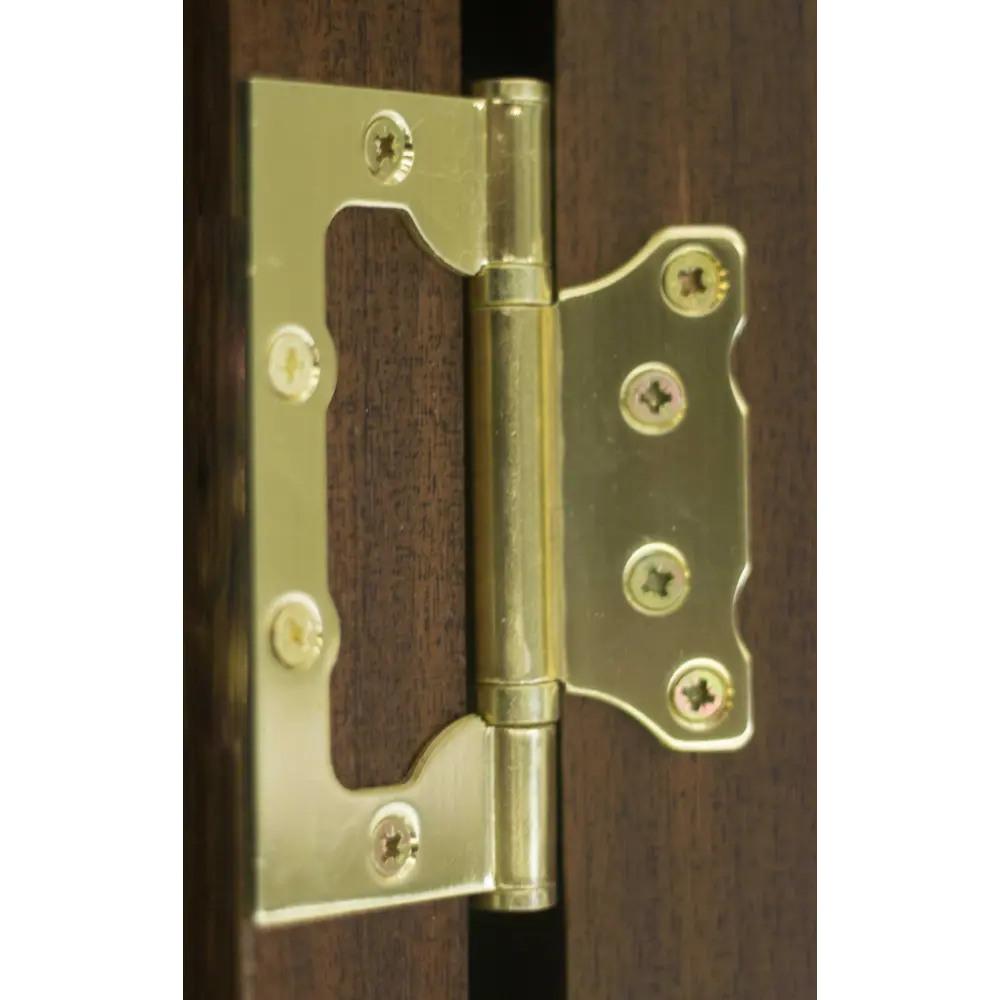 Петля без врезки Punto 200-2B/HD 100x2.5 мм цвет латунь Santreyd STLM-2091884 - Вид №2