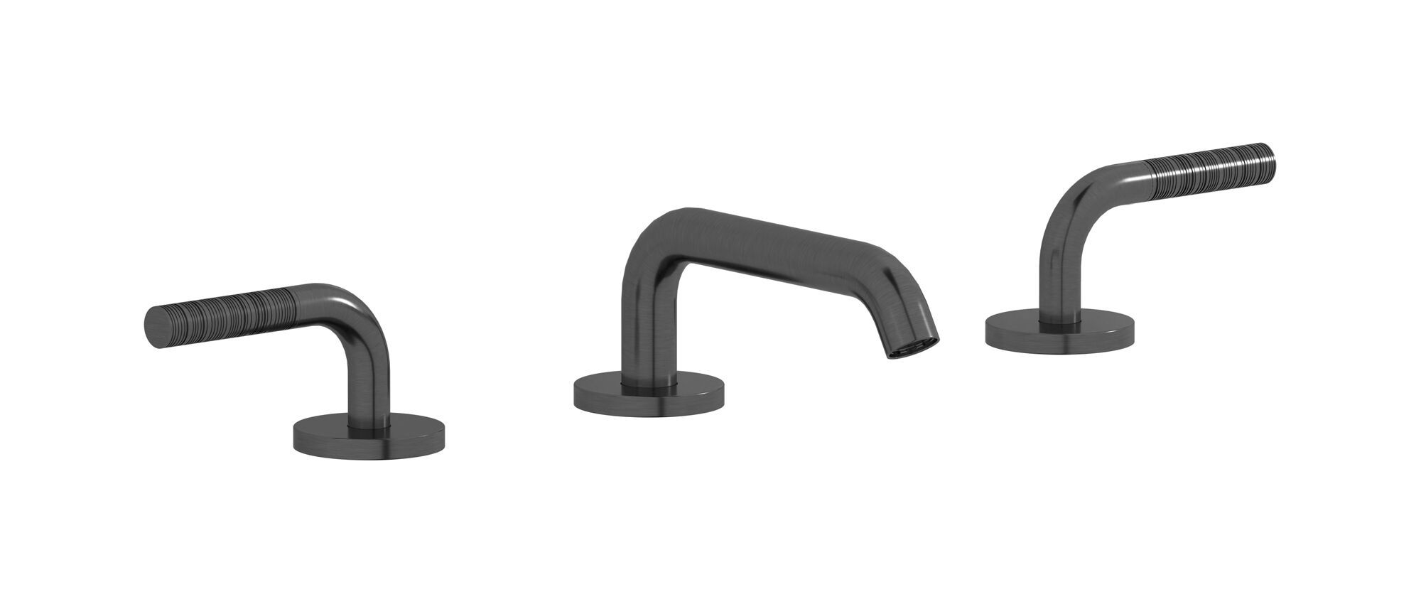 Смеситель для раковины с 3 отверстиями для пола с автоматическим сливом IB винил ARCH-00118431 - Вид №2