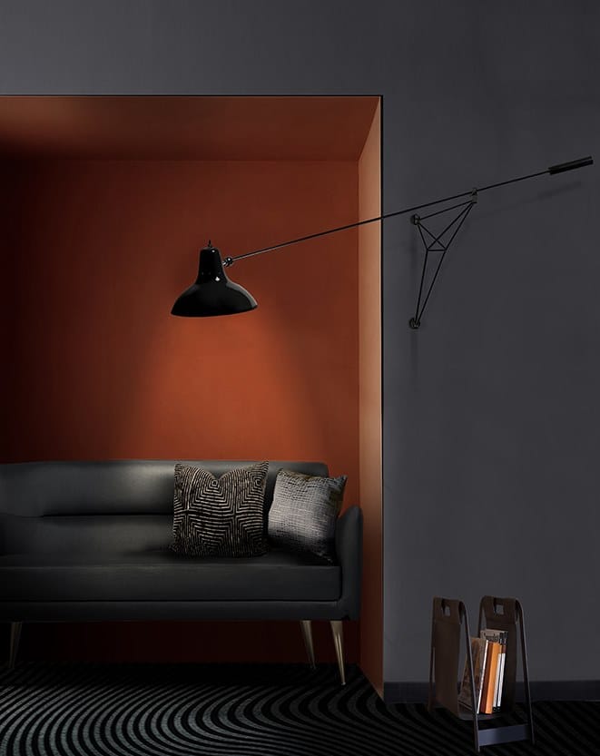 Регулируемая хромированная металлическая настенная лампа Delightfull ARCH-00063061 - Вид №6