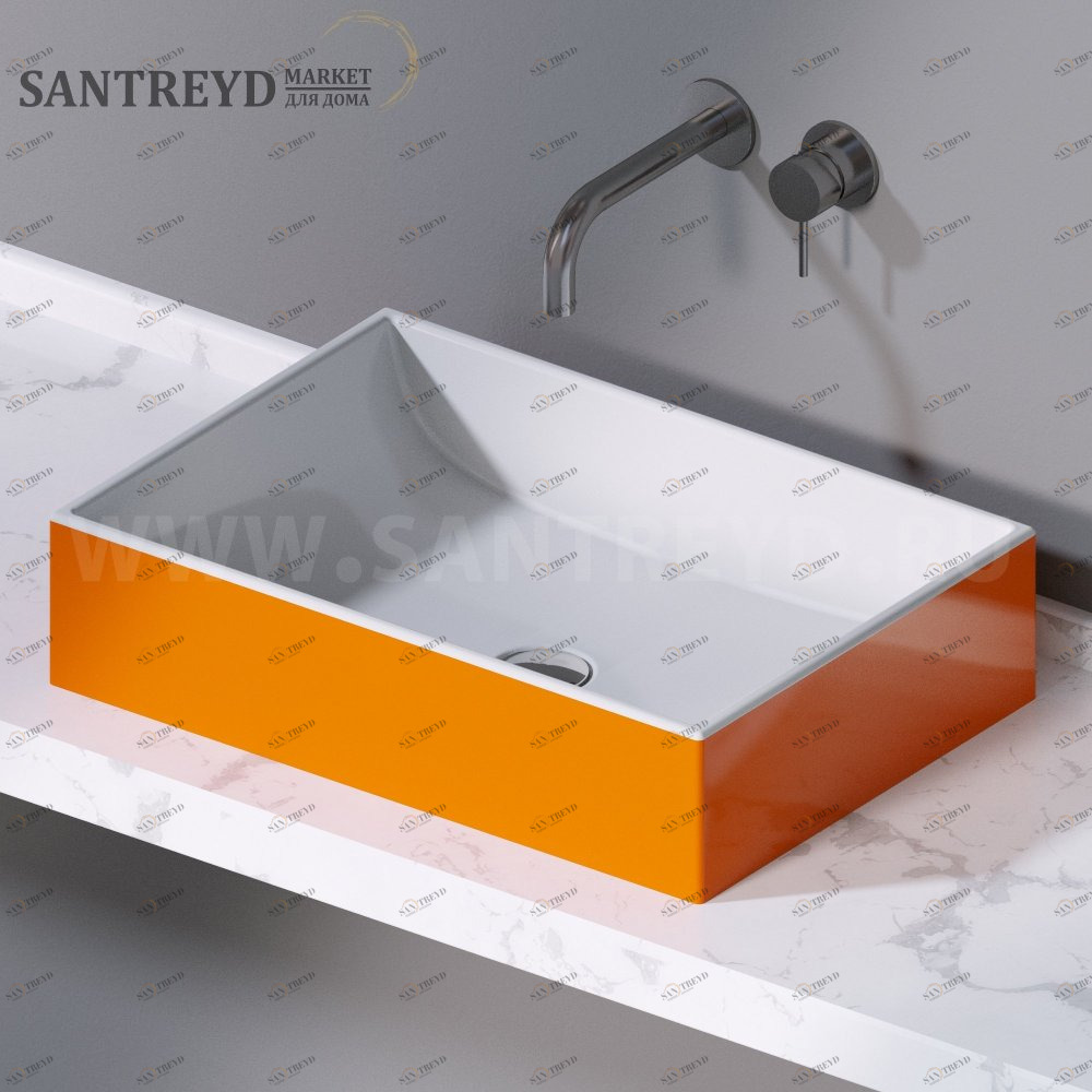 L239214 Накладная раковина на столешницу  прямоугольная A. e T. Italia THIN AeT ITALIA