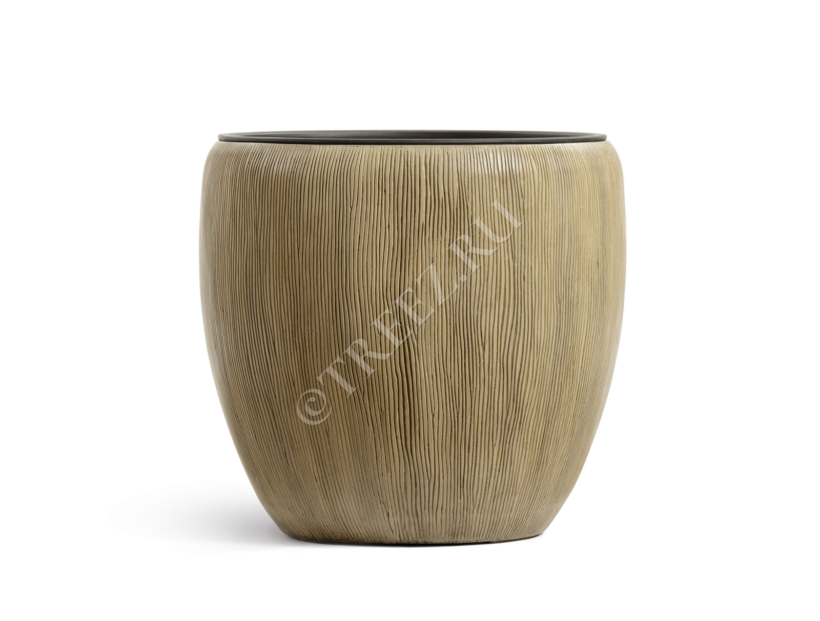 41.3320-06-044-BBW-49 Кашпо  Effectory - серия Wow - Конус-Чаша - Песчаная дюна Цветочная коллекция  - Вид №2