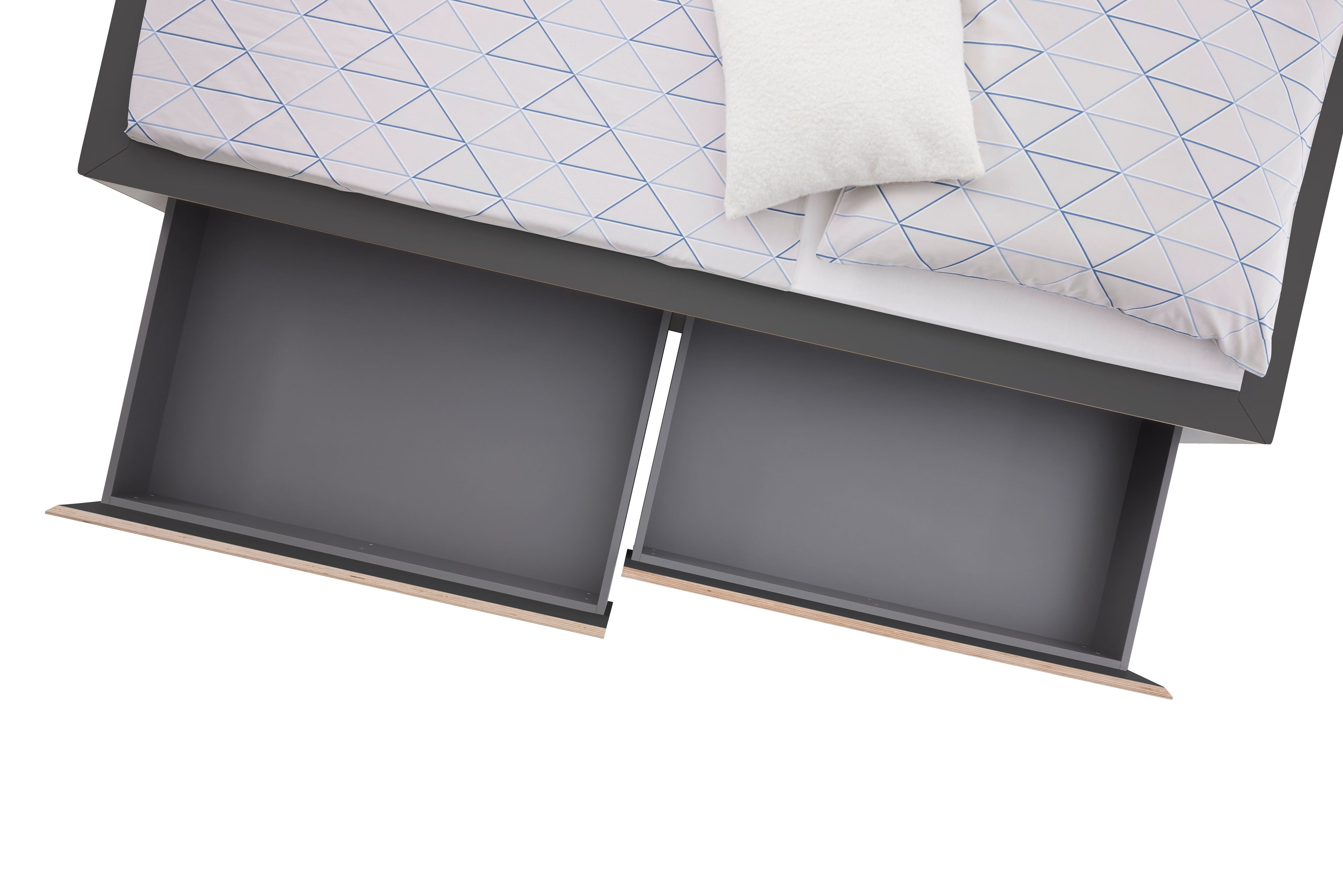 Односпальная кровать для хранения в фанере Müller Small Living SPAZE ARCH-00083318 - Вид №17