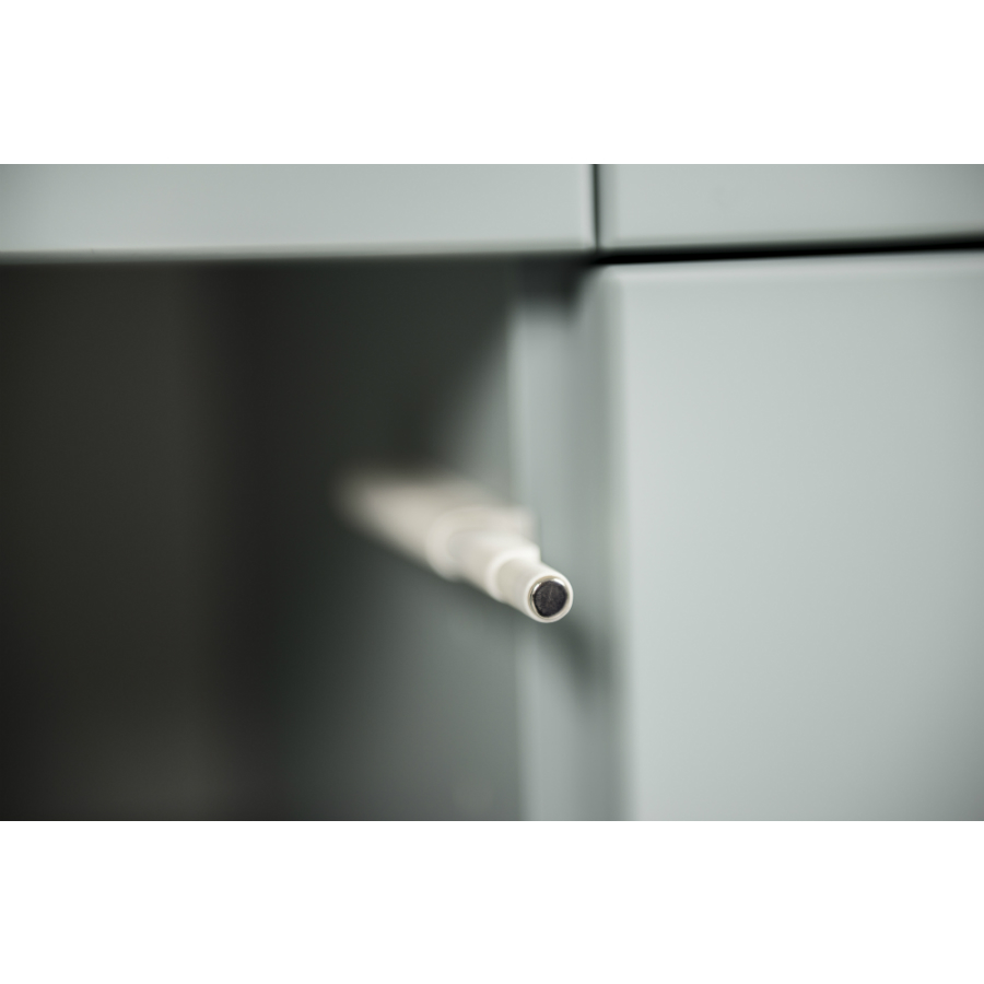 Сервант Tenzo Dot, 86х192х43 см, дуб, зеленый 1678676 - Вид №12