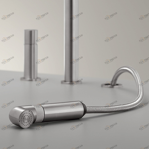 бортик выдвижного ручного душа с undertop автоматического девиатором  CAR17 CEADESIGN 