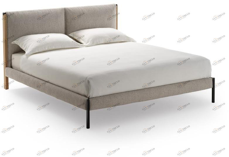 Zanotta Двуспальная кровать с мягким изголовьем sun-id-1431454