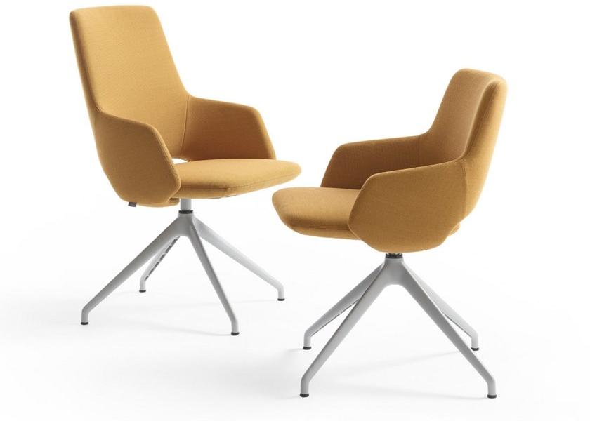 Artifort Мягкое кресло на козелке из ткани с подлокотниками Jima sun-id-1380247 - Вид №3