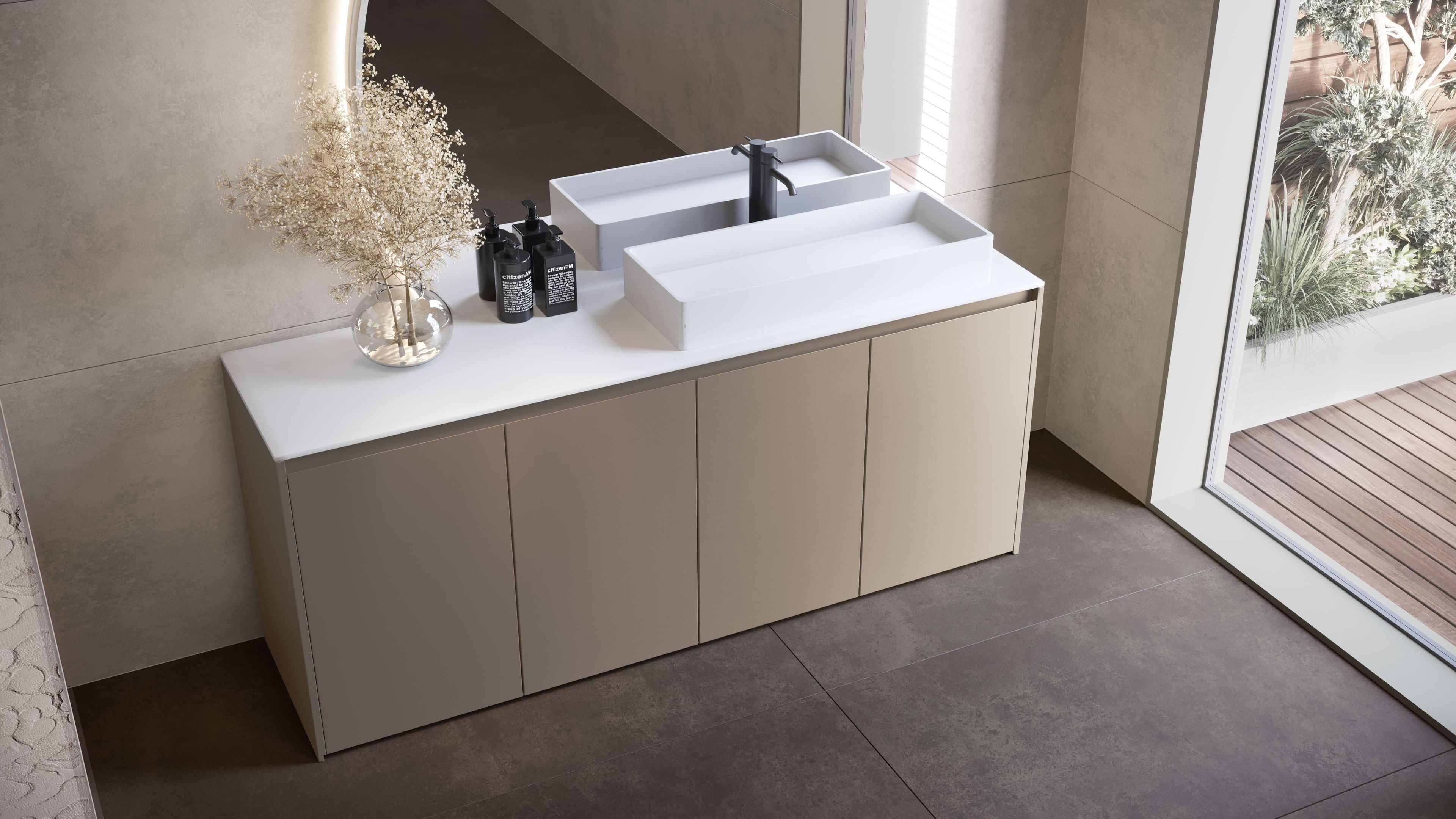 Прямоугольная столешница из Corian® Acquapazza Corian ® elements ARCH-00023359 - Вид №4