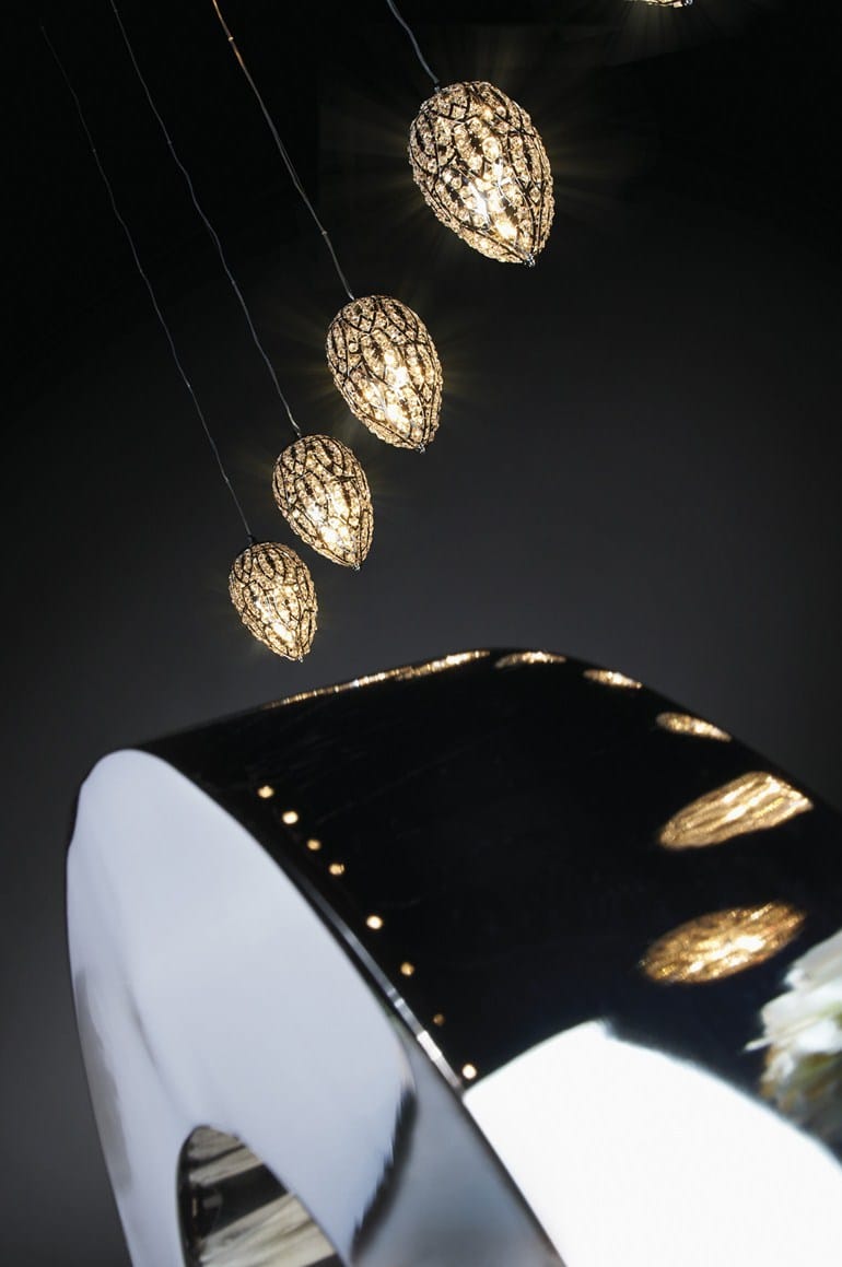 Подвесной светильник с кристаллами Vgnewtrend Arabesque ARCH-00004661 - Вид №7