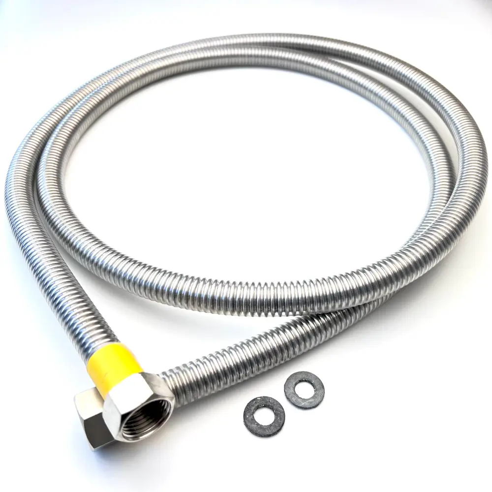 90429318 Сильфон для газа Tuboflex в оплетке ПВХ 1/2 2.5 м ВР/ВР STLM-0805849