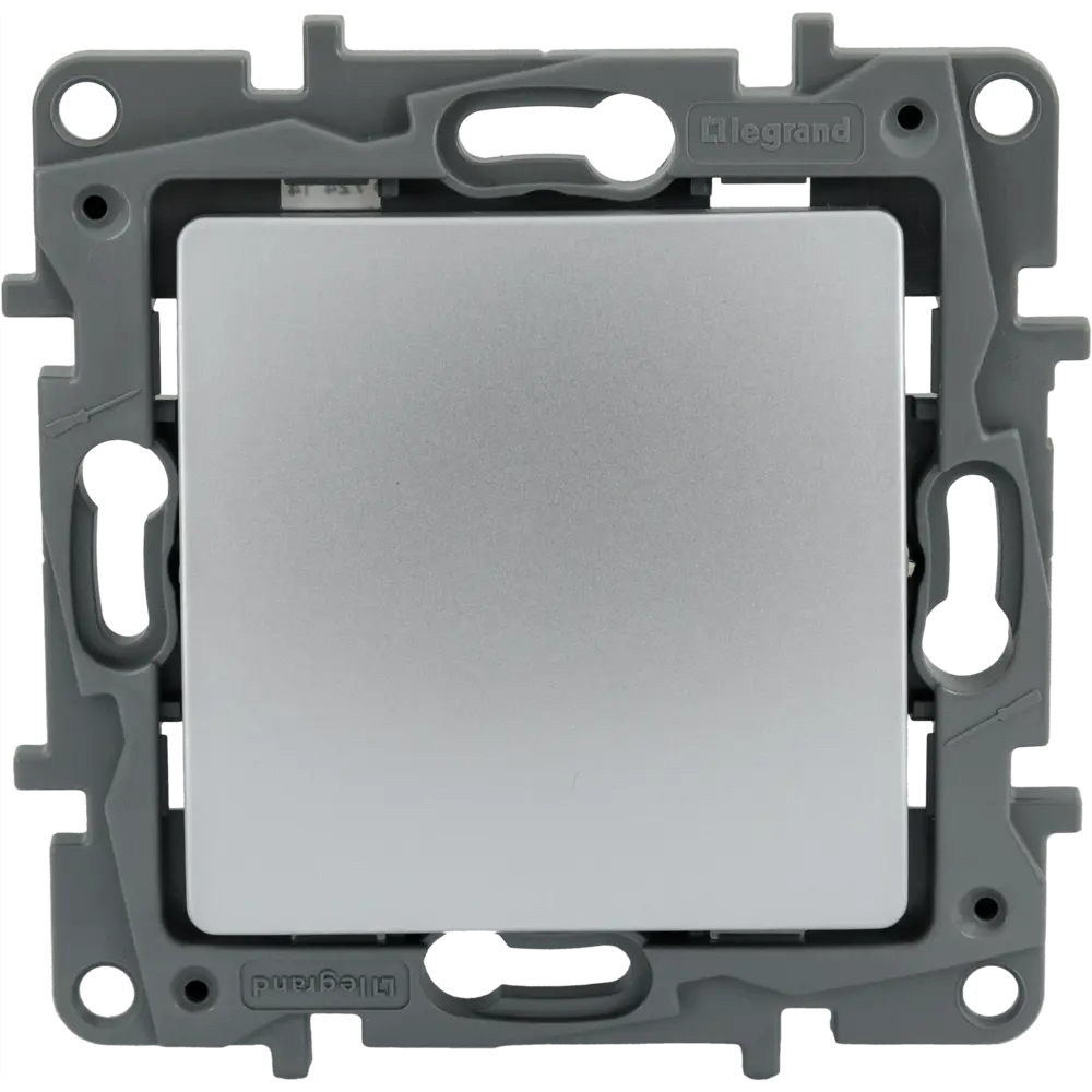 Кнопка встраиваемая Legrand Etika в алюминиевом исполнении 82496545 STLM-0028719 - Вид №1