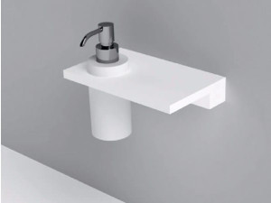 Дозатор мыла / полка для ванной комнаты Corian®