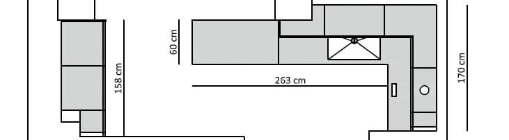 Кухня с ручками с полуостровом TM Italia Cucine D90 ARCH-00108368 - Вид №3