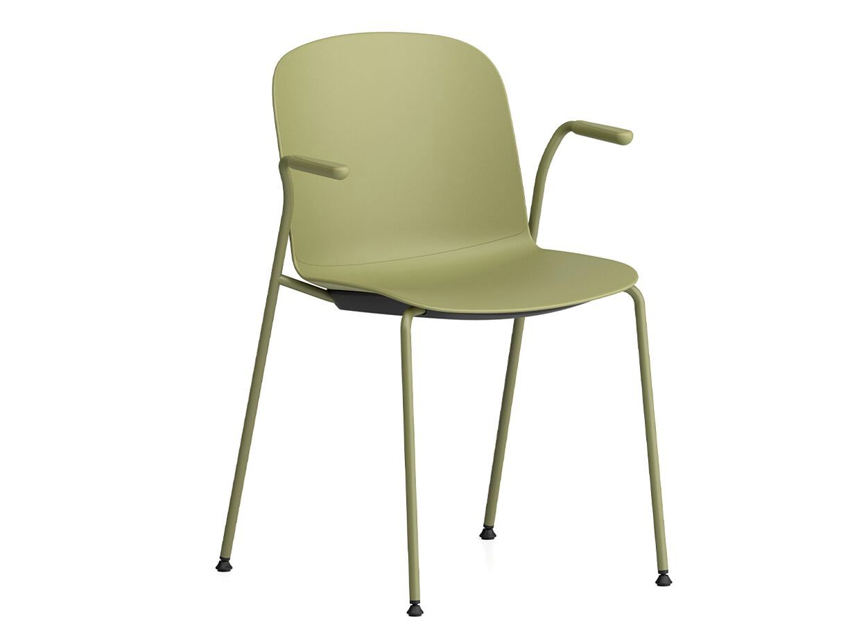 Штабелируемый стул из полипропилена с подлокотниками Infiniti Relief ARCH-00141716 - Вид №4