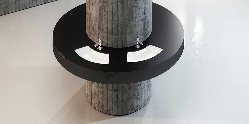 SM06341001 Накладная раковина под столешницу  овальная Disegno Ceramica SMILE - Вид №1