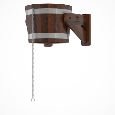 150 Обливное устройство из дуба 20 литров (дуб морёный) Alyarus  - Вид №1