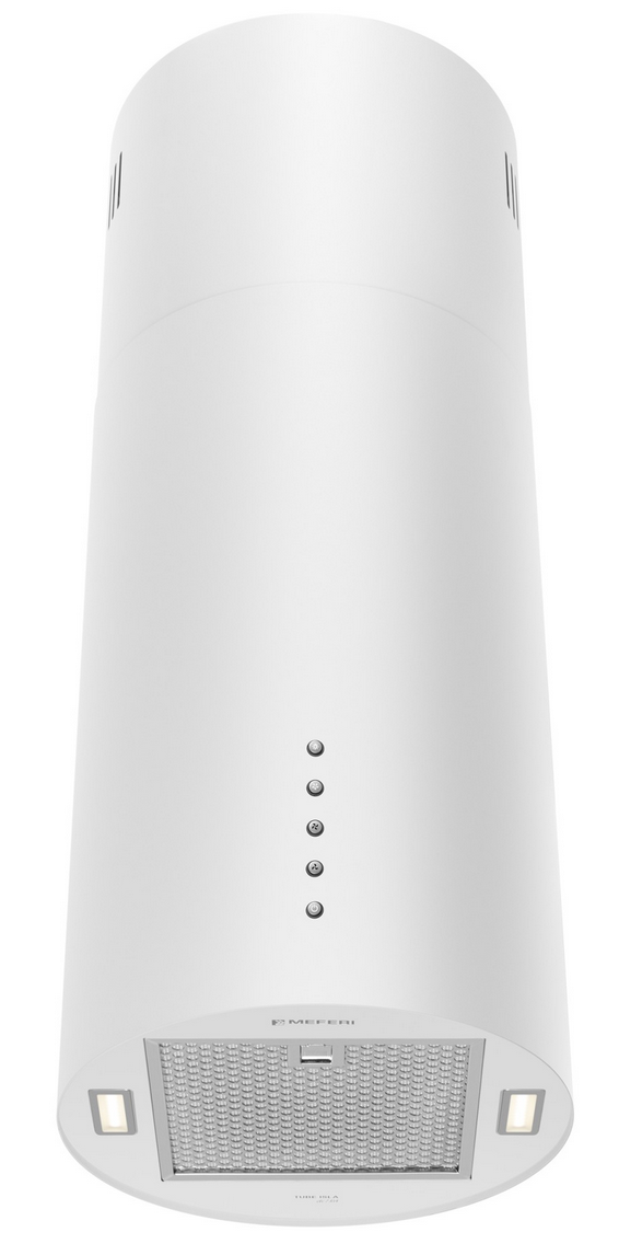 9202545 Вытяжка островная Meferi TUBE35WH ISLA ULTRA белый STDN-0002956 - Вид №2