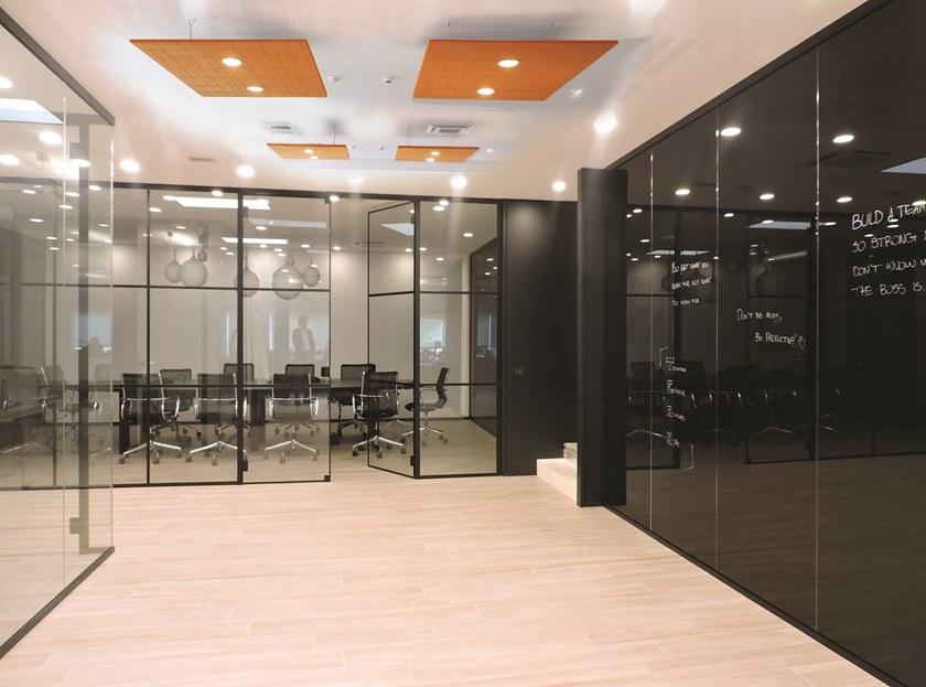 Elitable Стеклянная звуконепроницаемая сдвижная стена для офиса sun-id-1435429 - Вид №14