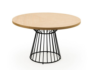 Круглый деревянный стол