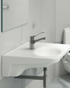 Смеситель для раковины с рычагом 160 мм удлиненный излив Gustavsberg GB41214045 64