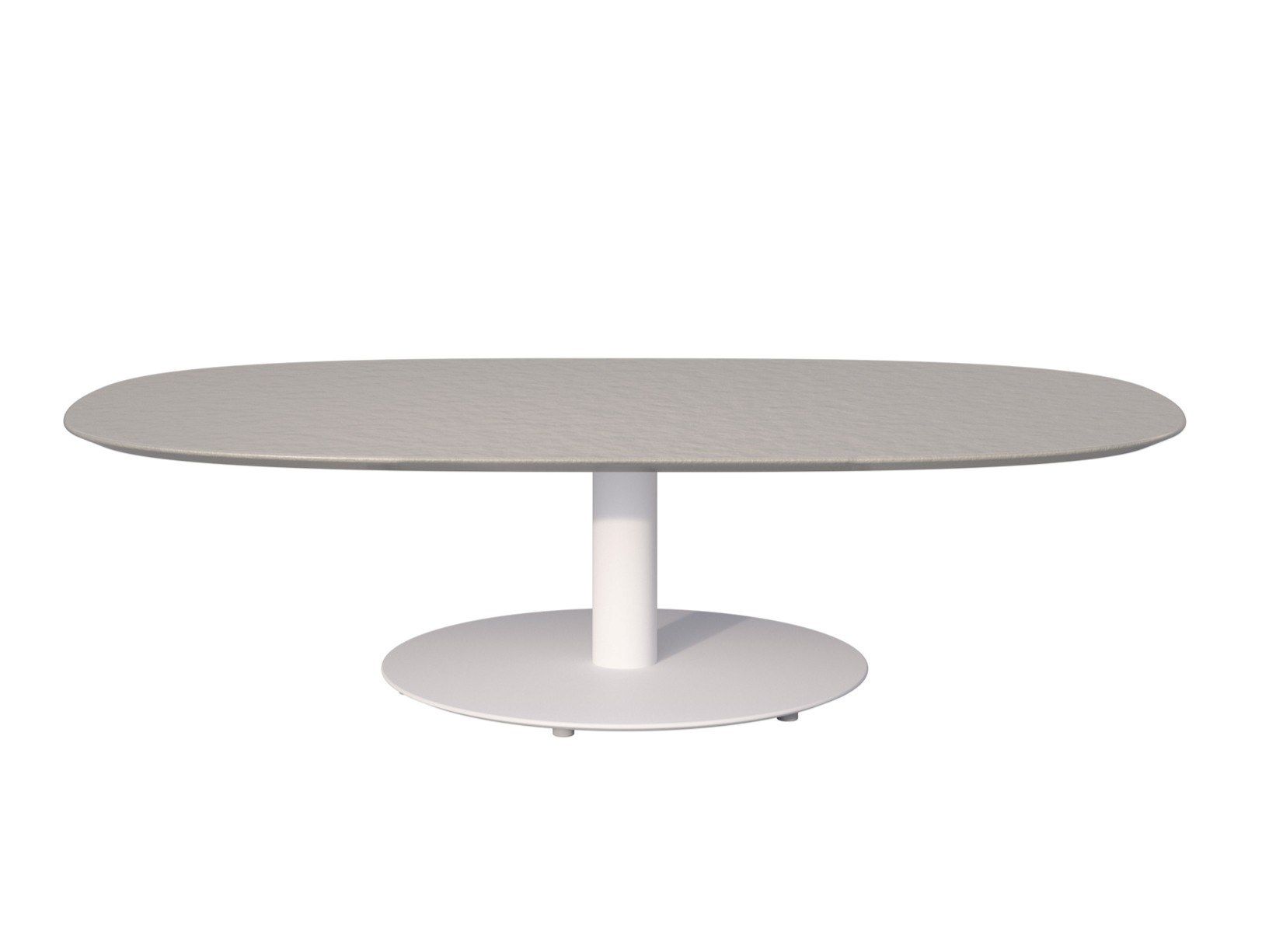Керамический овальный низкий садовый столик TRIBÙ T-Table ARCH-00121003 - Вид №2