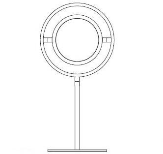 KAISHI Настольная лампа Makeup Ks6310t-led - Вид №11
