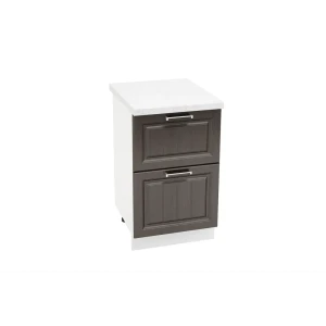 91896967 Напольный шкаф Чехия 50x81.60x47.80 см с ящиками фасад венге МДФ каркас белый ЛДСП Kameol УТ000507233 STLM-1500499