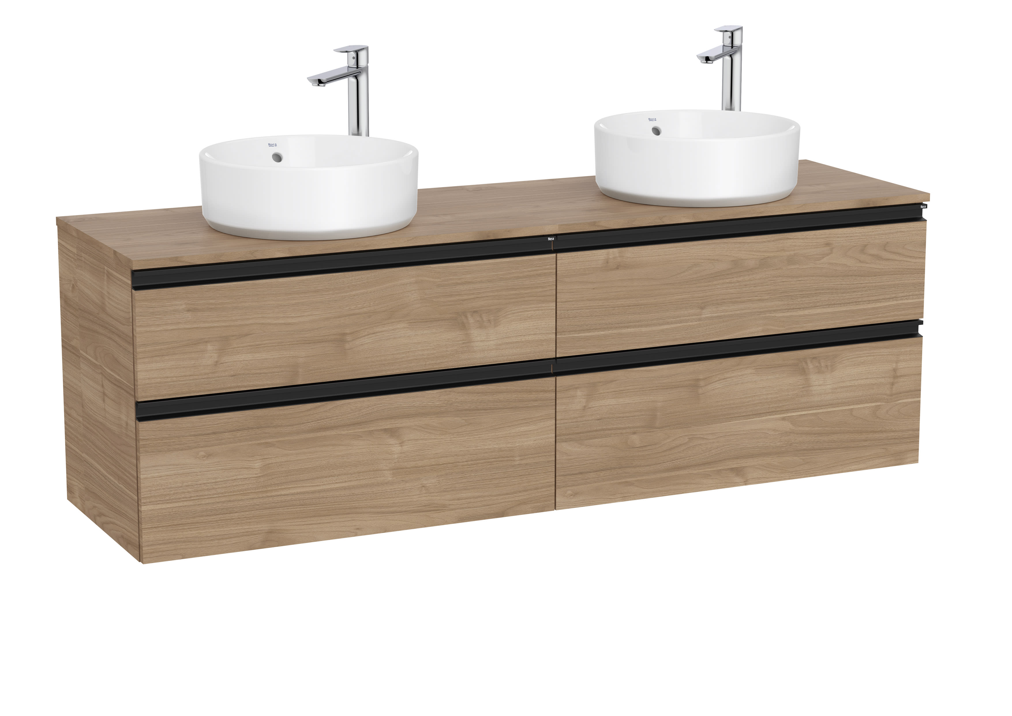 Деревянный двойной умывальник с ящиками Roca The Gap ARCH-00074708 - Вид №9