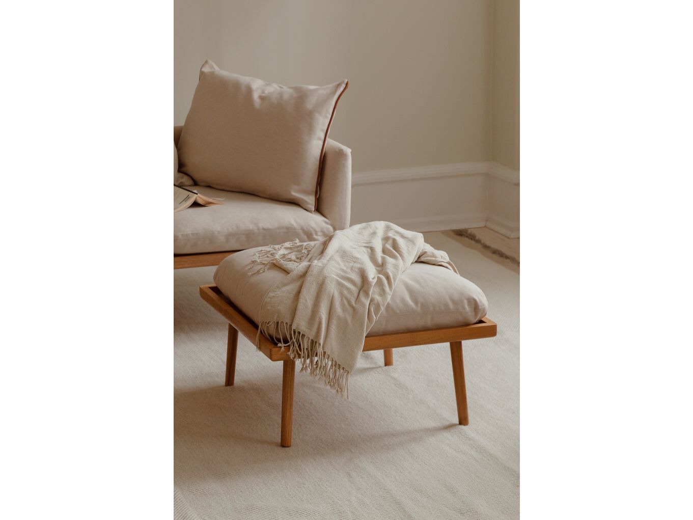 Квадратный дубовый пуф UMAGE Lounge Around ARCH-00146067 - Вид №2